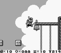 une photo d'Ã©cran de Super Mario Land 2 sur Nintendo Game Boy